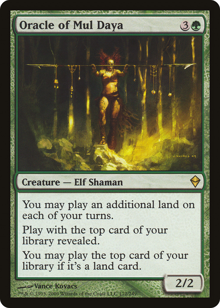 Oracle of Mul Daya (ZEN-172) [Zendikar] Foil MTG Single Wizards of the Coast