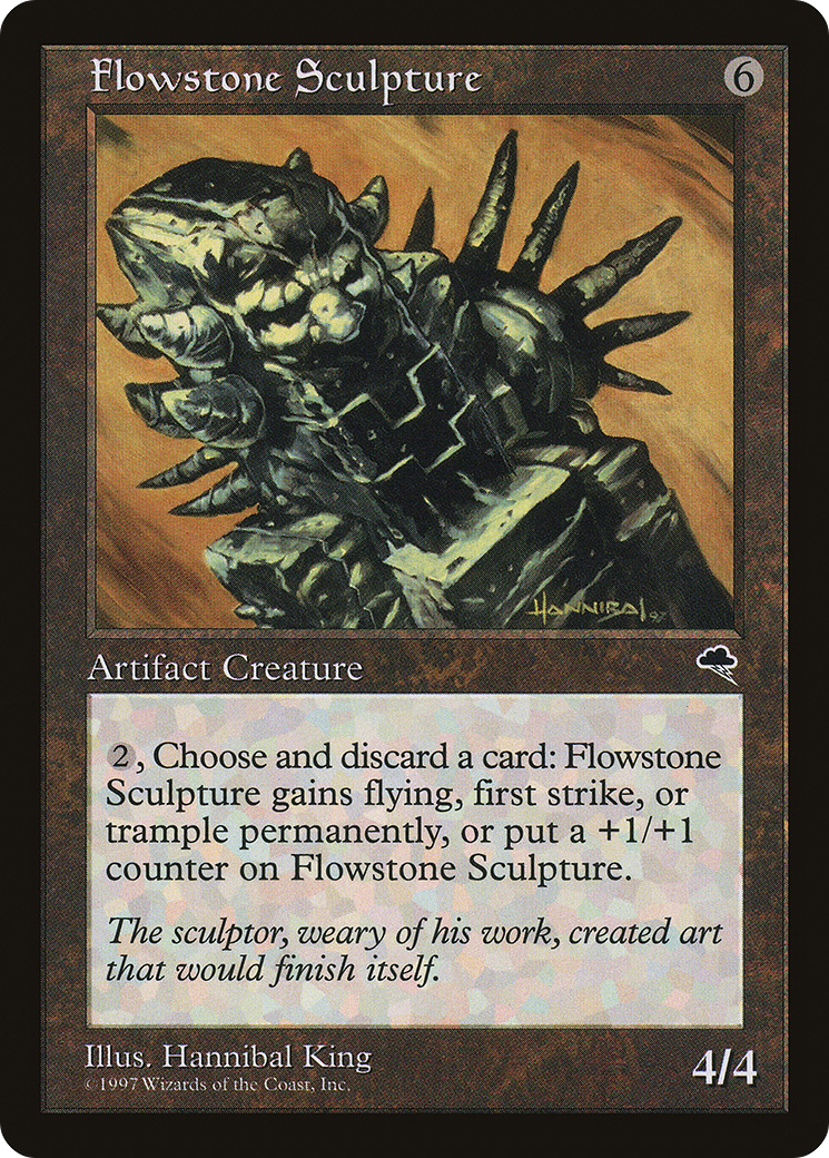 Flowstone Sculpture (TMP-288) [Tempest] MTG Single Wizards of the Coast