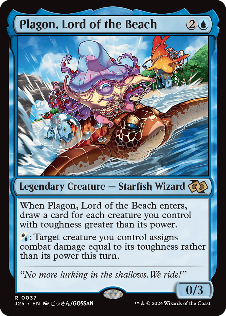 Plagon, Lord of the Beach (Anime) (-037) [Foundations Jumpstart] MTG Single Wizards of the Coast