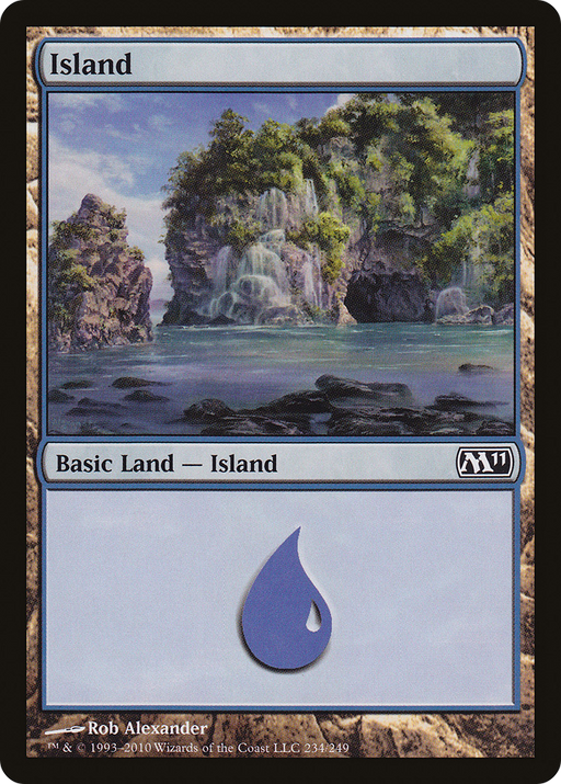 Island (234) (M11-234) [Magic 2011] Foil MTG Single Wizards of the Coast