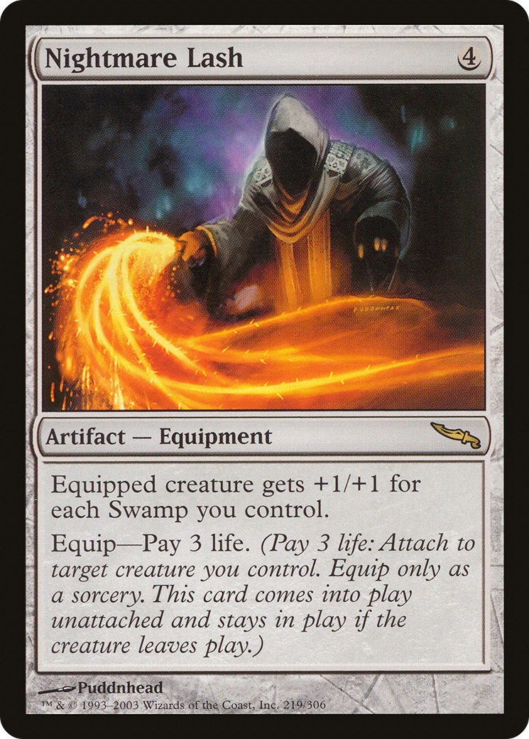 Nightmare Lash (MRD-219) [Mirrodin] Foil MTG Single Wizards of the Coast