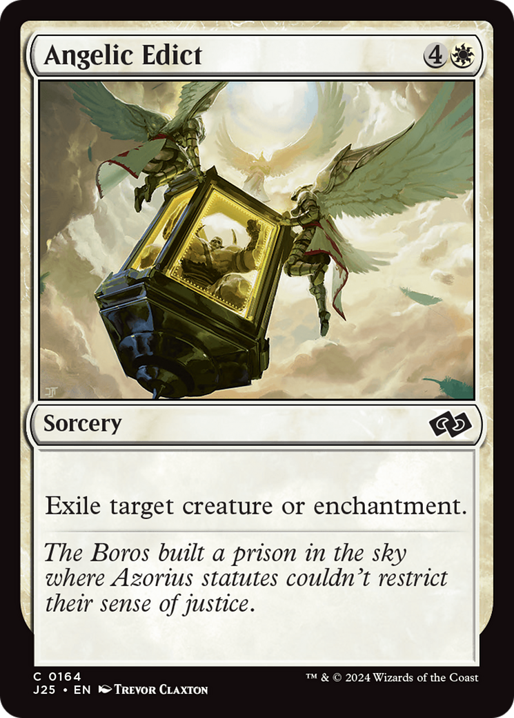 Angelic Edict (J25-164) [Foundations Jumpstart] MTG Single Wizards of the Coast