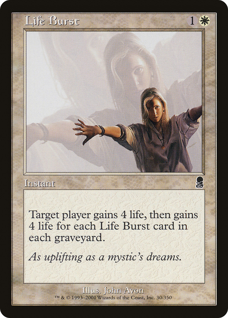 Life Burst (ODY-030) [Odyssey] Foil MTG Single Wizards of the Coast