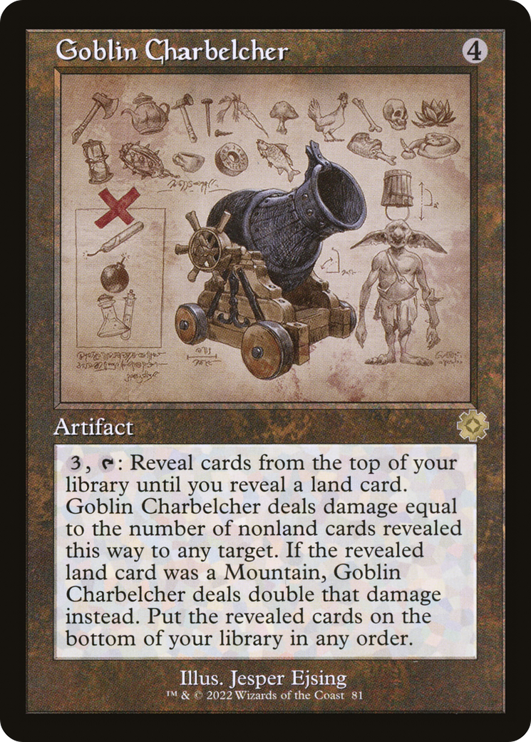 Goblin Charbelcher (BRR-081) [The Brothers' War Retro Artifacts] MTG Single Wizards of the Coast