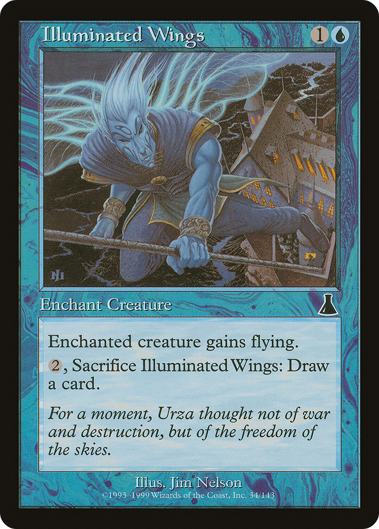 Illuminated Wings (UDS-034) [Urza's Destiny] MTG Single Wizards of the Coast