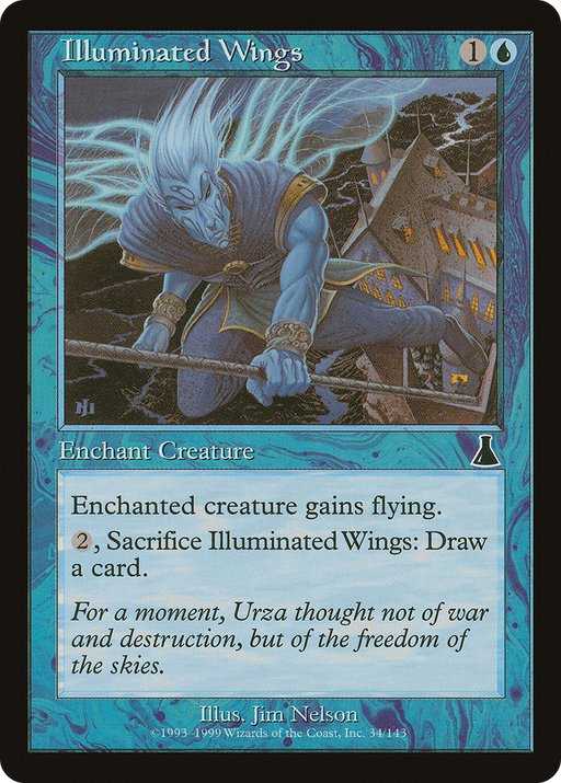 Illuminated Wings (UDS-034) [Urza's Destiny] MTG Single Wizards of the Coast
