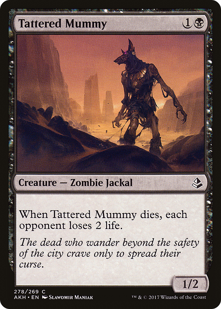 Tattered Mummy (AKH-278) [Amonkhet] MTG Single Wizards of the Coast