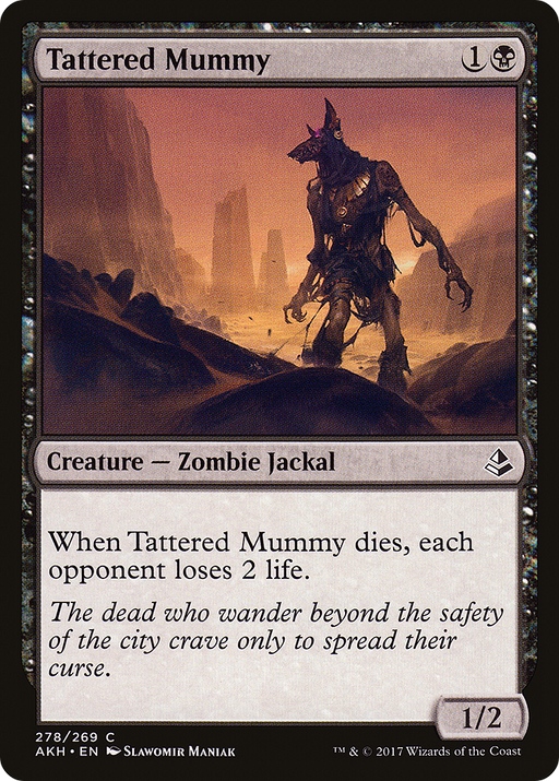 Tattered Mummy (AKH-278) [Amonkhet] MTG Single Wizards of the Coast