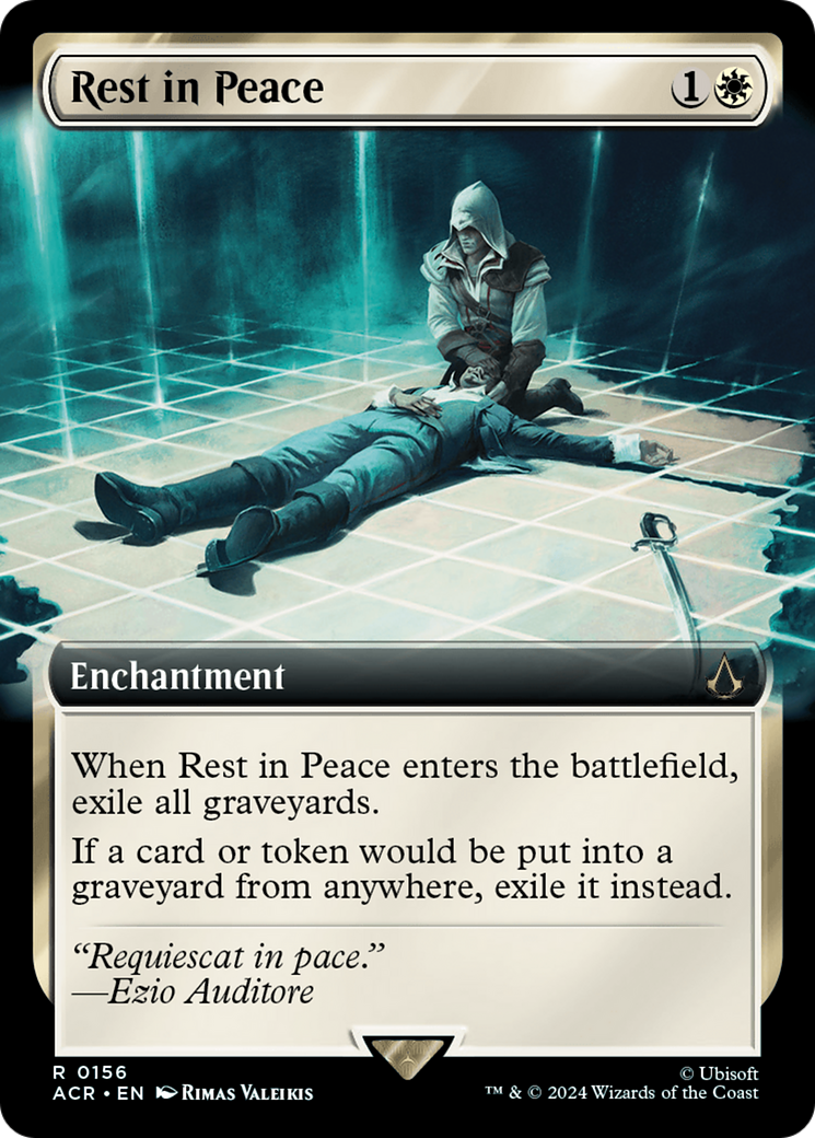 Rest in Peace (ACR-156) [Assassin's Creed] (Extended Art) MTG Single Wizards of the Coast
