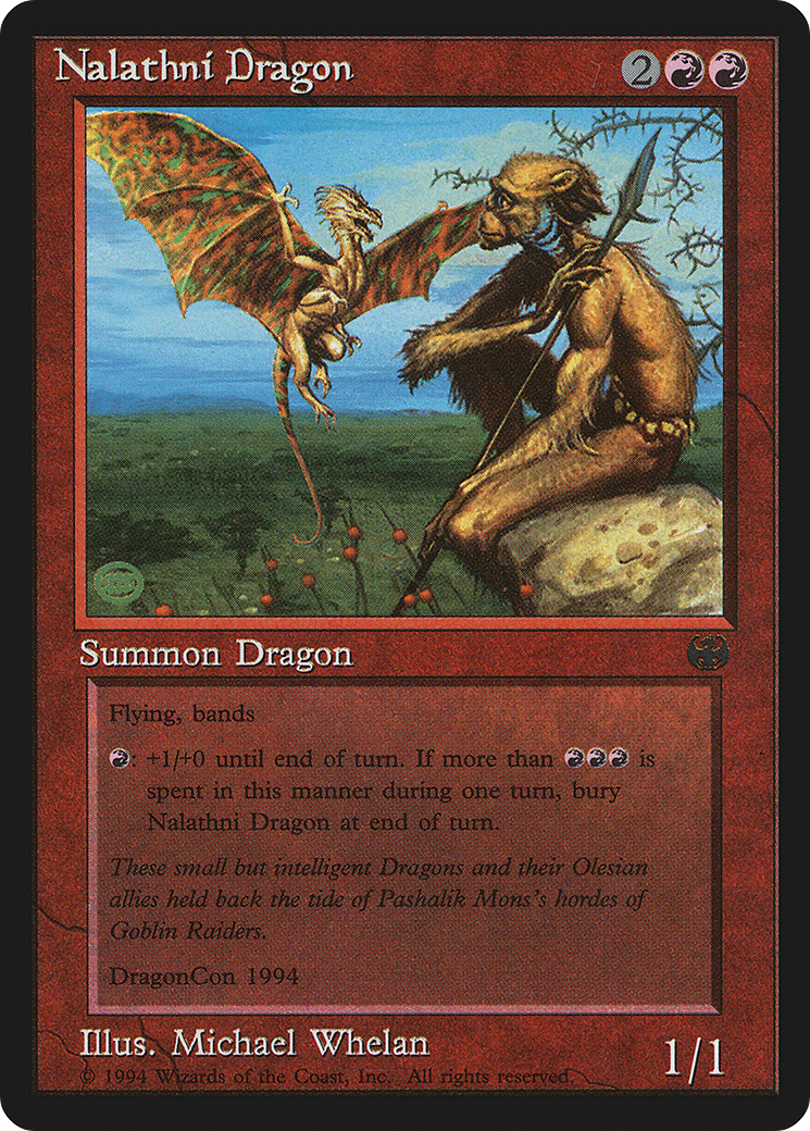 Nalathni Dragon (MEDIA-001) [Misc] Dragon Con MTG Single Wizards of the Coast