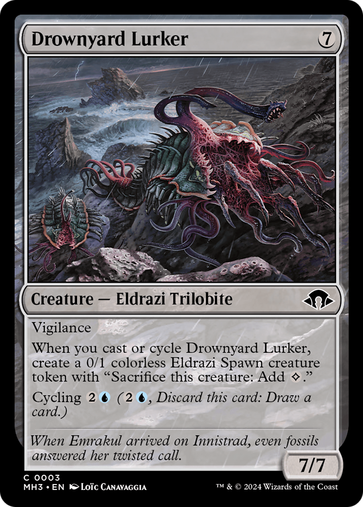 Drownyard Lurker (MH3-003) [Modern Horizons 3] Foil MTG Single Wizards of the Coast