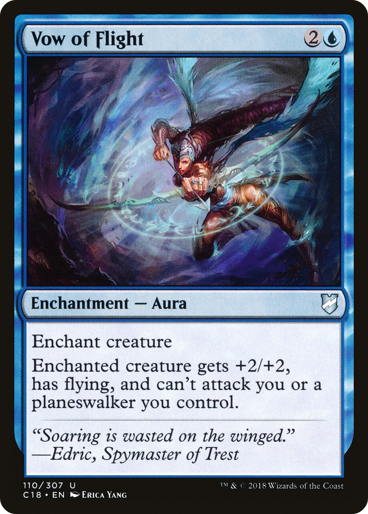 Vow of Flight (C18-110) [Commander 2018] MTG Single Wizards of the Coast