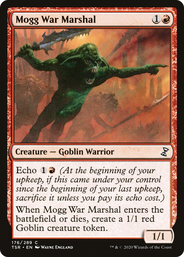 Mogg War Marshal (TSR-176) [Time Spiral Remastered] MTG Single Wizards of the Coast