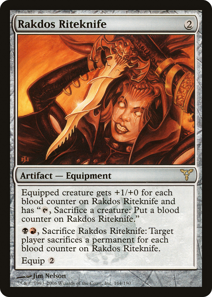 Rakdos Riteknife (DIS-) [Dissension] Foil MTG Single Wizards of the Coast