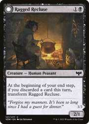 Ragged Recluse // Odious Witch (VOW-127) [Innistrad: Crimson Vow] Foil MTG Single Wizards of the Coast