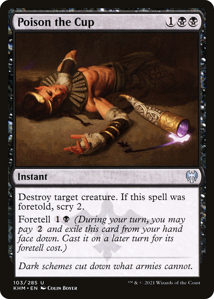 Poison the Cup (KHM-103) [Kaldheim] Foil MTG Single Wizards of the Coast