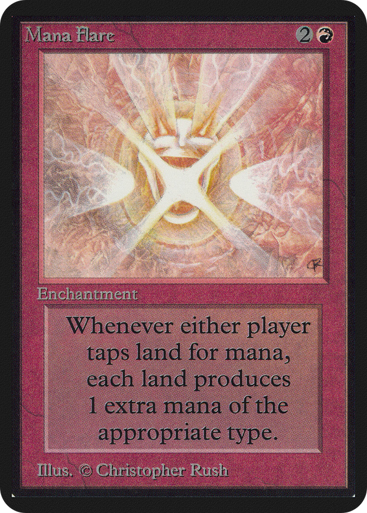 Mana Flare (LEA-162) [Oldschool] Limited Edition Alpha MTG Single Wizards of the Coast