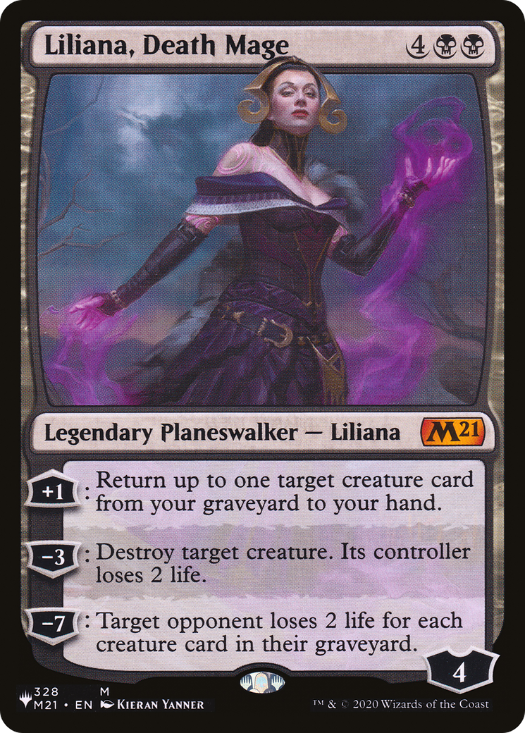 Liliana, Death Mage (LIST-328/274) [Mystery Booster] The List MTG Single Wizards of the Coast