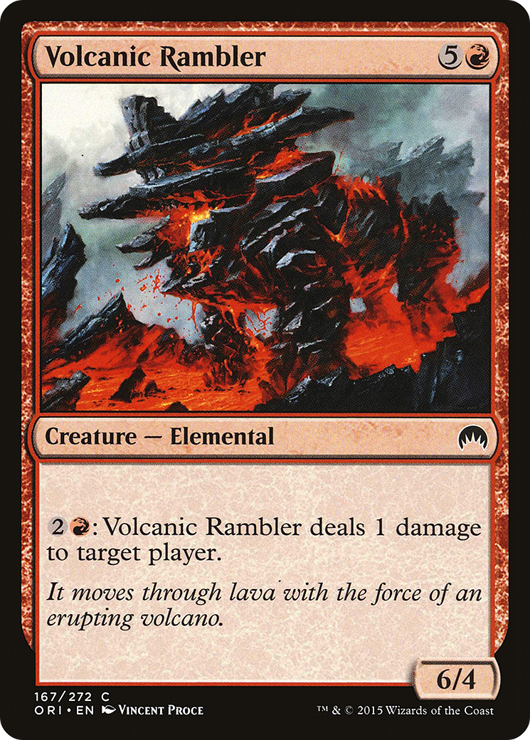 Volcanic Rambler (ORI-167) [Magic Origins] Foil MTG Single Wizards of the Coast