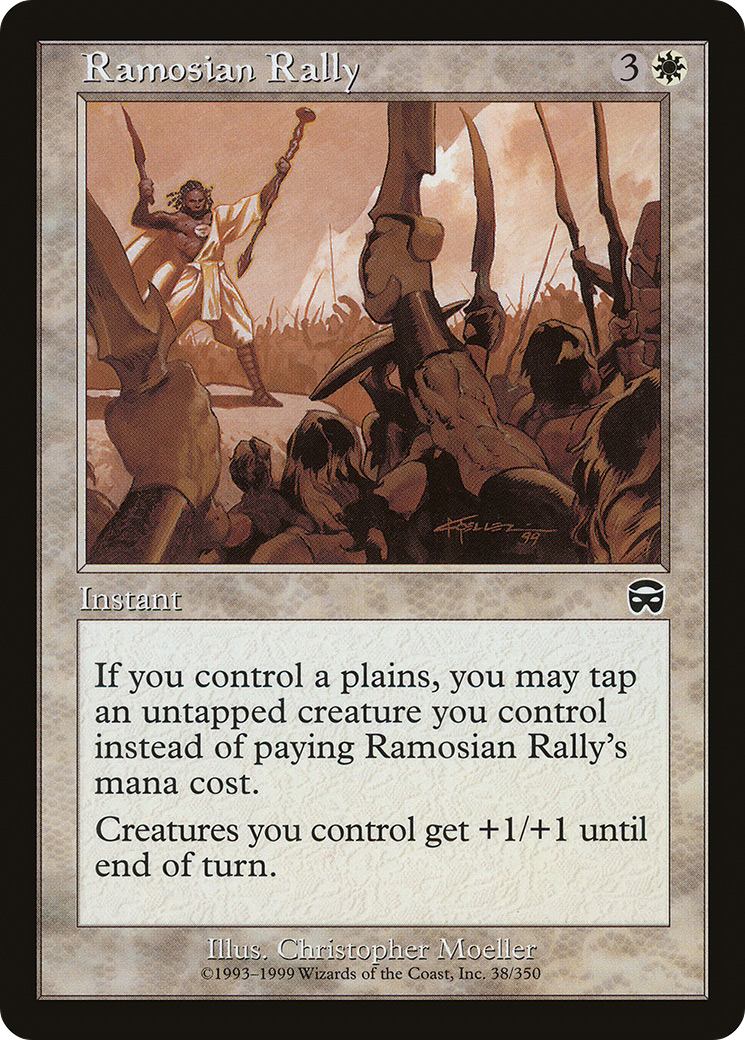 Ramosian Rally (MMQ-038) [Mercadian Masques] Foil MTG Single Wizards of the Coast
