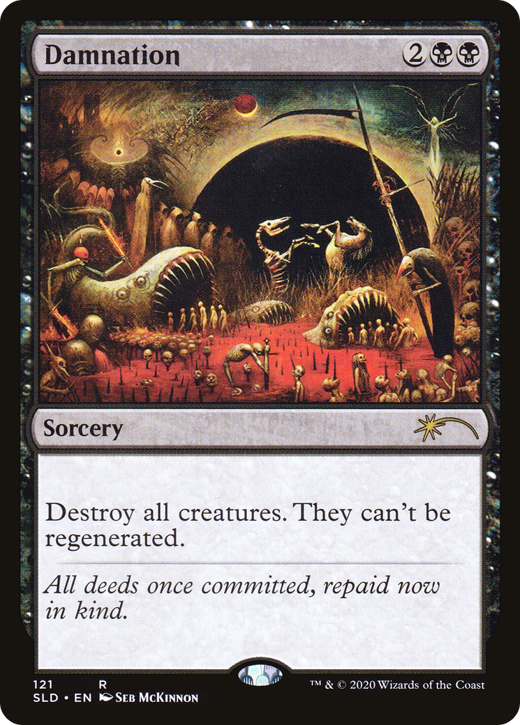 Damnation (121) (SLD-121) [Secret Lair] Drop MTG Single Wizards of the Coast