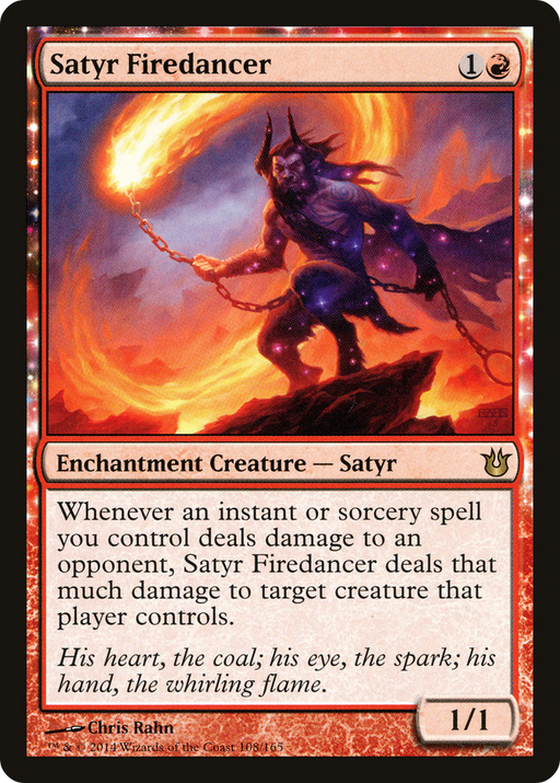 Satyr Firedancer (BNG-108) [Born of the Gods] MTG Single Wizards of the Coast