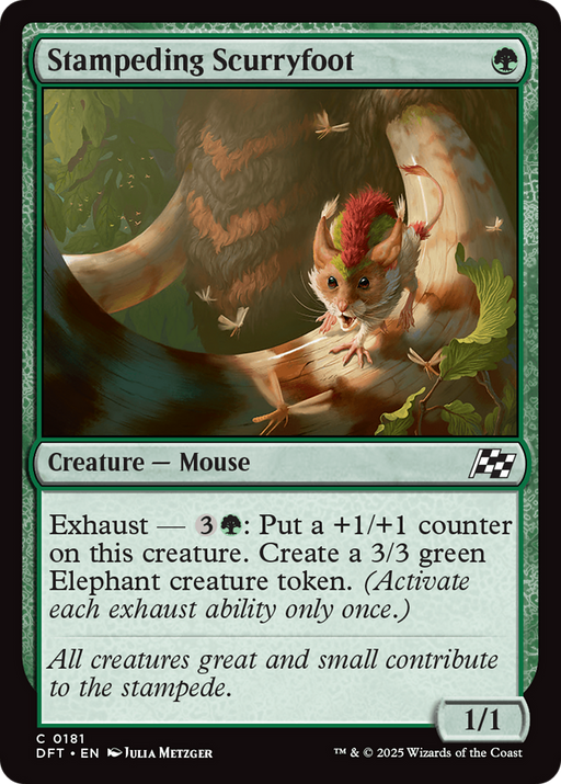 Stampeding Scurryfoot (DFT-181) [Aetherdrift] MTG Single Wizards of the Coast