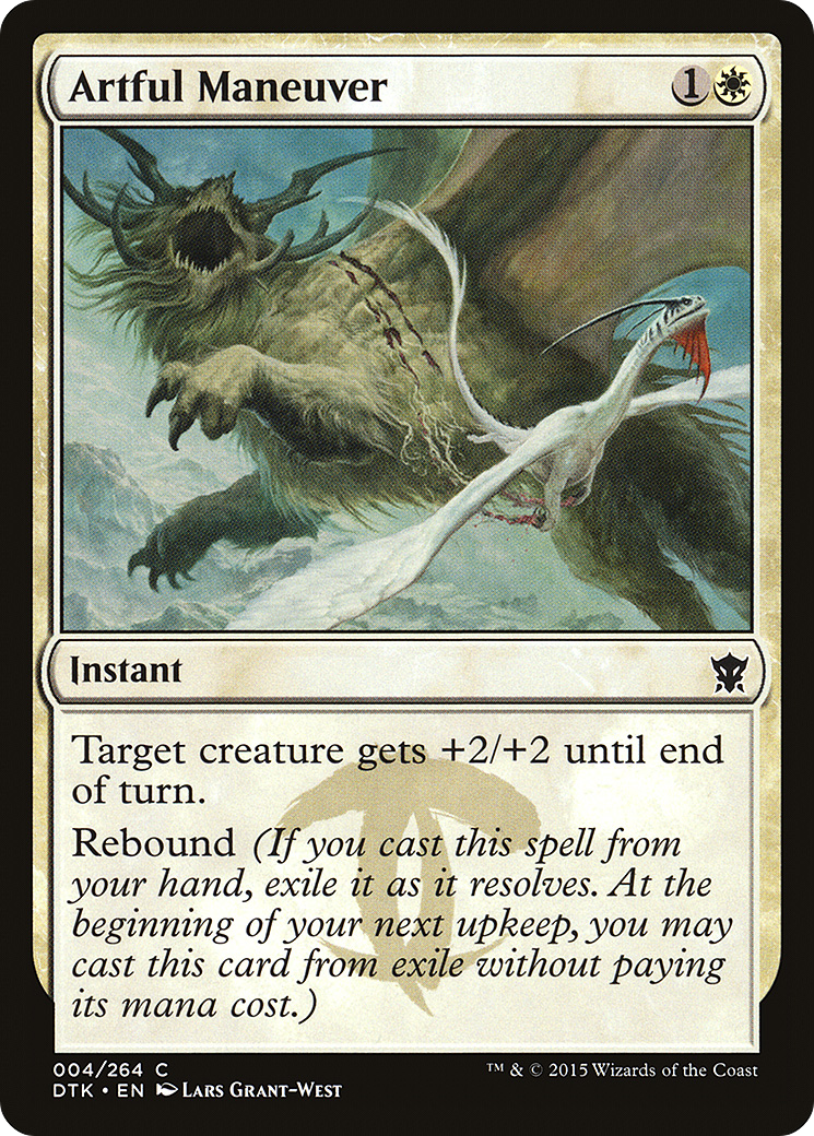 Artful Maneuver (DTK-004) [Dragons of Tarkir] Foil MTG Single Wizards of the Coast
