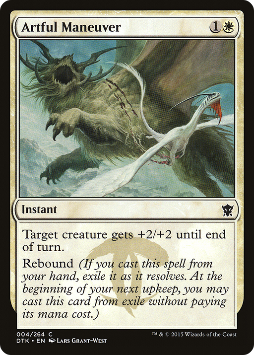 Artful Maneuver (DTK-004) [Dragons of Tarkir] MTG Single Wizards of the Coast