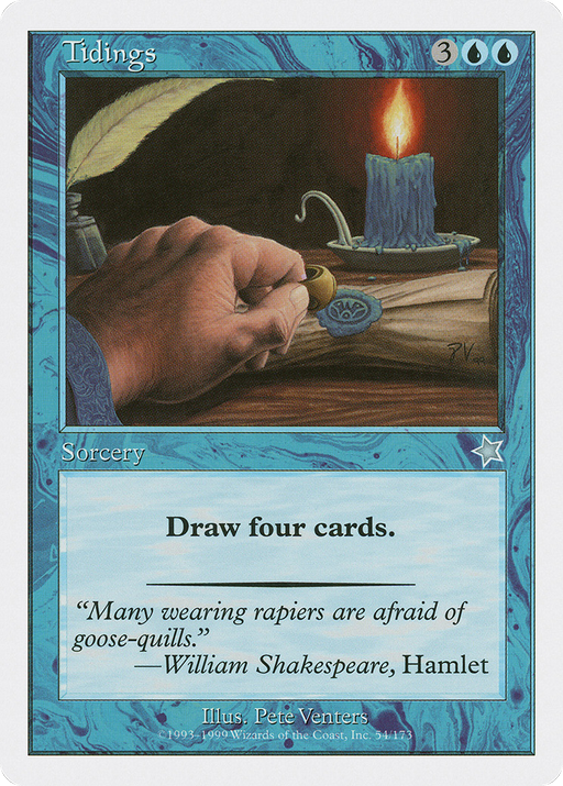 Tidings (S99-054) [Misc] Starter 1999 MTG Single Wizards of the Coast