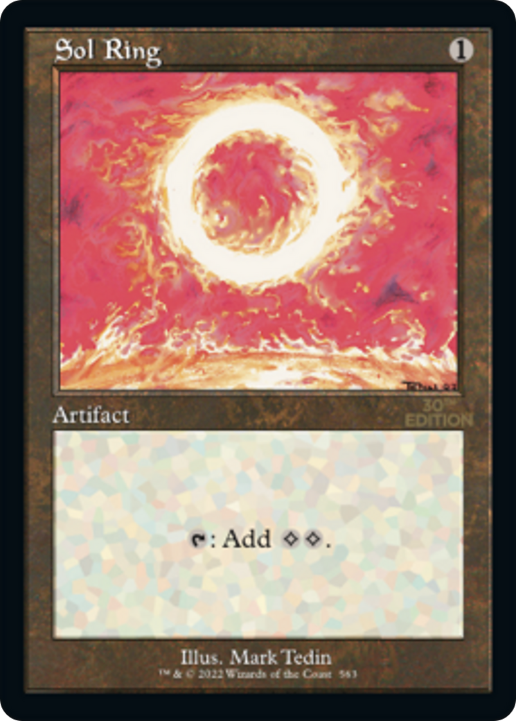 Sol Ring (30A-563) [30th Anniversary Edition] MTG Single Wizards of the Coast