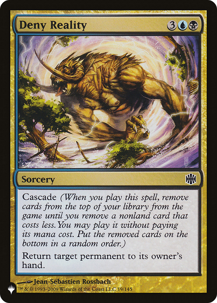 Deny Reality (LIST-ARB-19) [Mystery Booster] The List MTG Single Wizards of the Coast