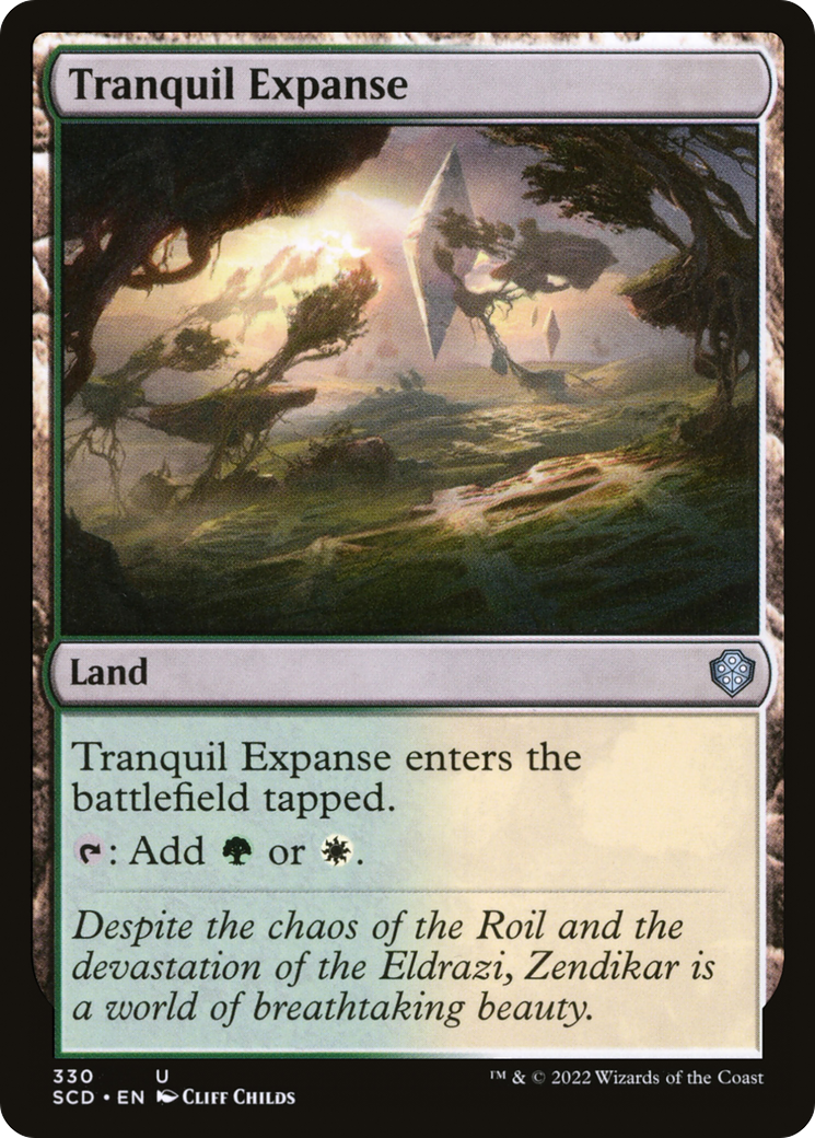 Tranquil Expanse (SCD-330) [Starter Commander Decks] MTG Single Wizards of the Coast