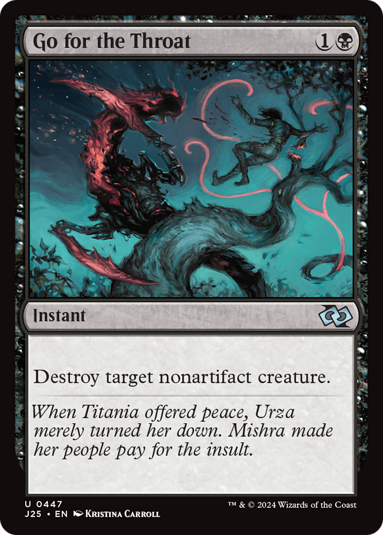 Go for the Throat (J25-447) [Foundations Jumpstart] MTG Single Wizards of the Coast