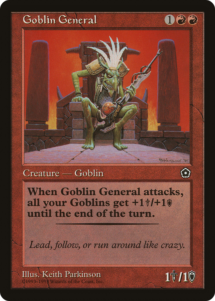 Goblin General (P02-) [Misc] Portal Second Age MTG Single Wizards of the Coast