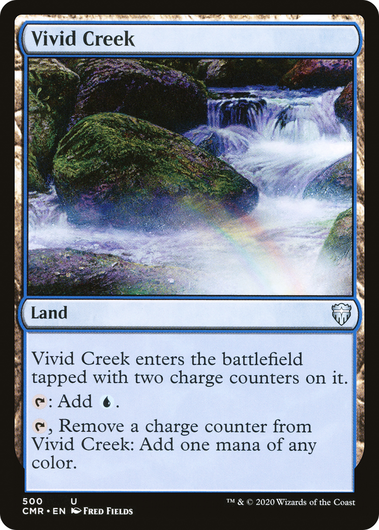 Vivid Creek (CMR-500) [Commander Legends] MTG Single Wizards of the Coast