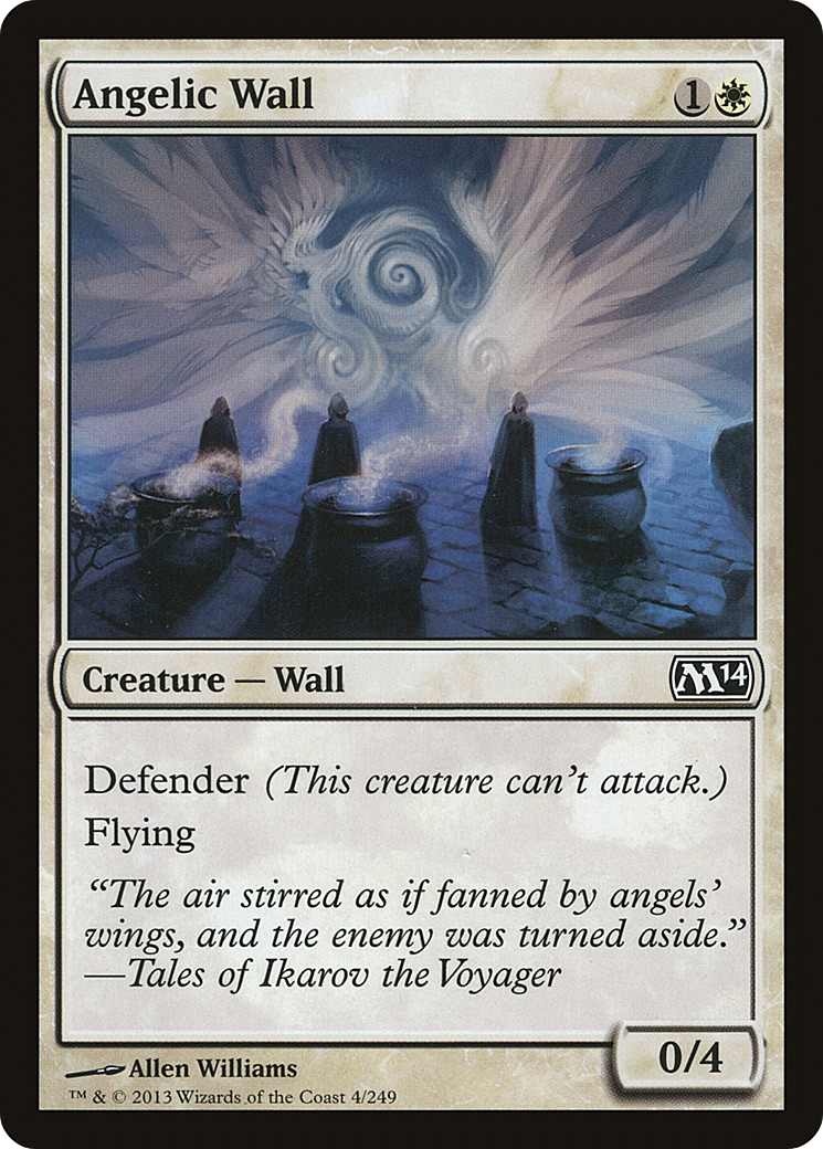 Angelic Wall (M14-004) [Magic 2014] Foil MTG Single Wizards of the Coast
