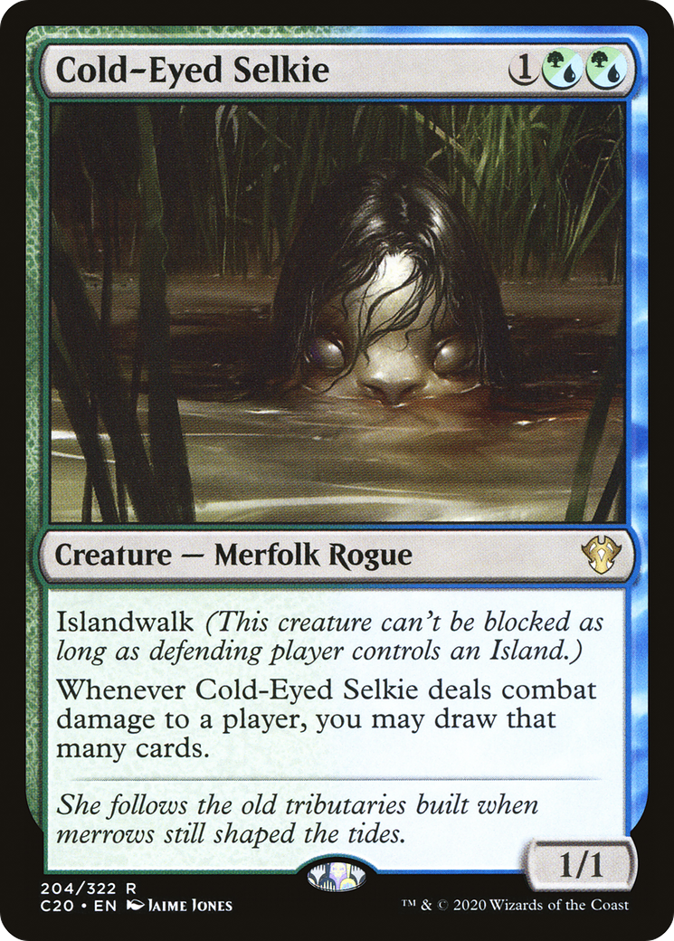 Cold-Eyed Selkie (C20-204) [Commander 2020] MTG Single Wizards of the Coast