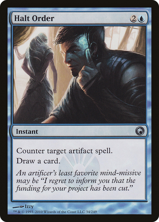 Halt Order (SOM-034) [Scars of Mirrodin] MTG Single Wizards of the Coast