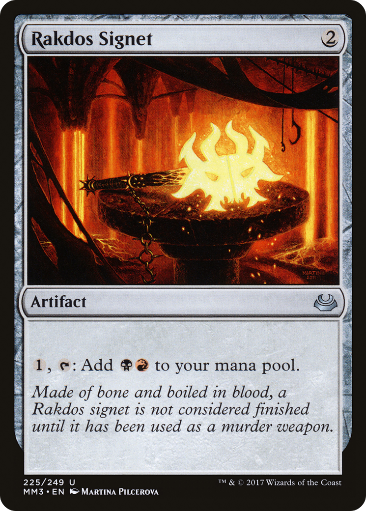 Rakdos Signet (MM3-225) [Modern Masters 2017] MTG Single Modern Masters 2017