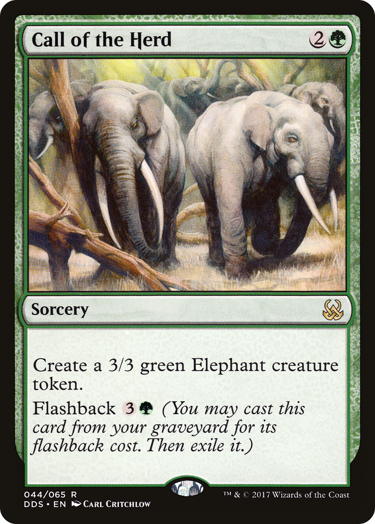 Call of the Herd (DDS-044) [Misc] Duel Decks: Mind vs. Might MTG Single Wizards of the Coast