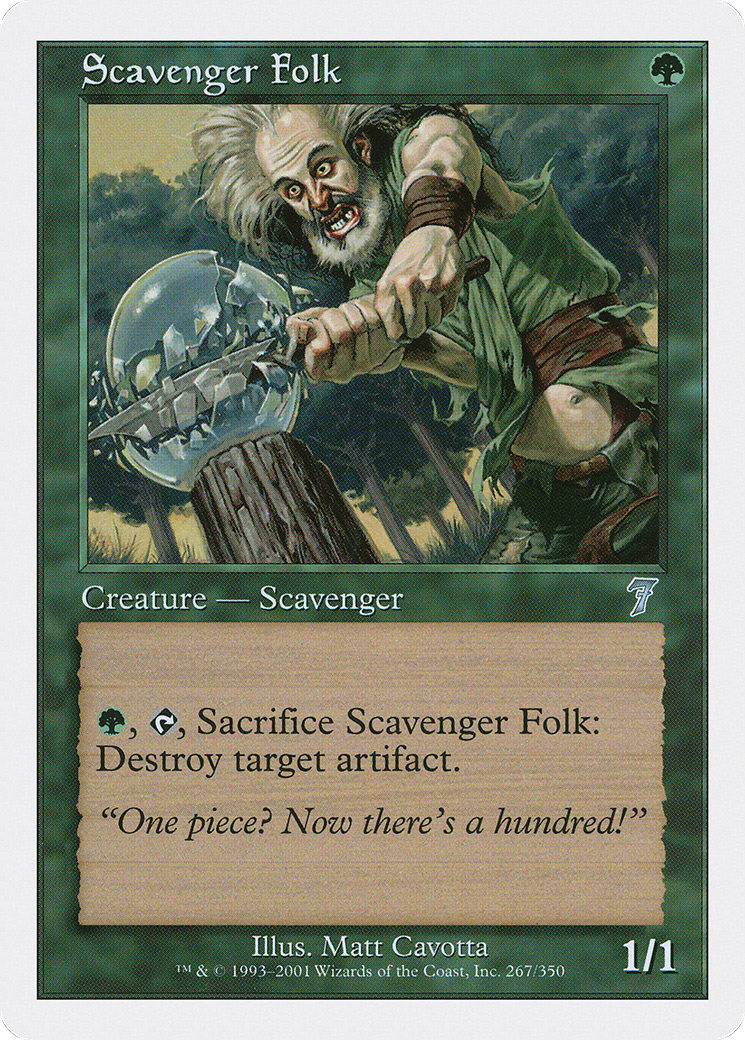 Scavenger Folk (7ED-267) [7th Edition] MTG Single Wizards of the Coast