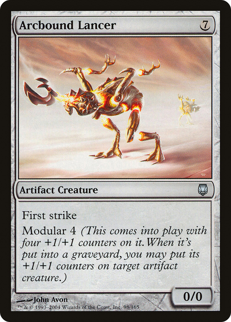 Arcbound Lancer (DST-098) [Darksteel] MTG Single Wizards of the Coast