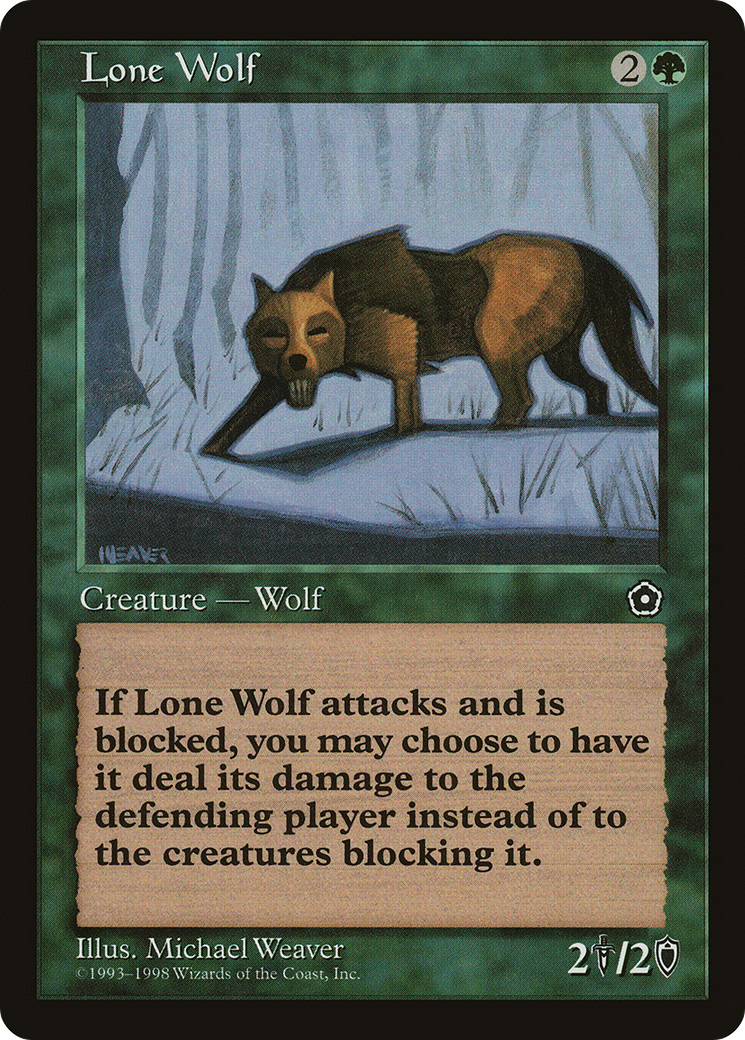 Lone Wolf (P02-131) [Misc] Portal Second Age MTG Single Wizards of the Coast