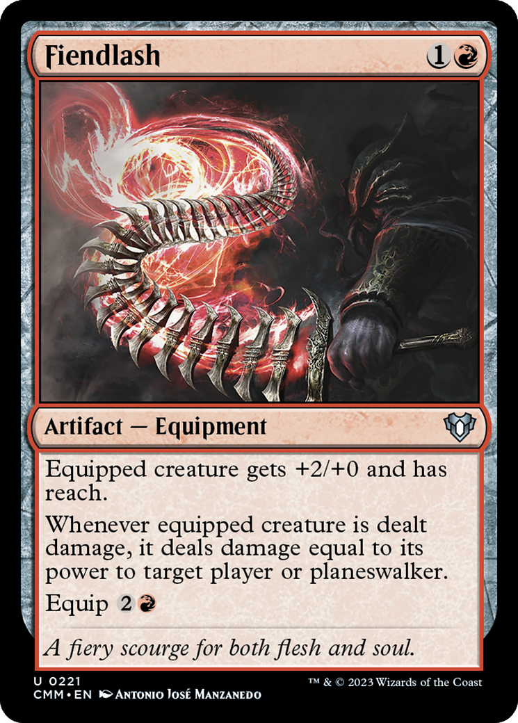 Fiendlash (CMM-221) [Commander Masters] Foil MTG Single Wizards of the Coast