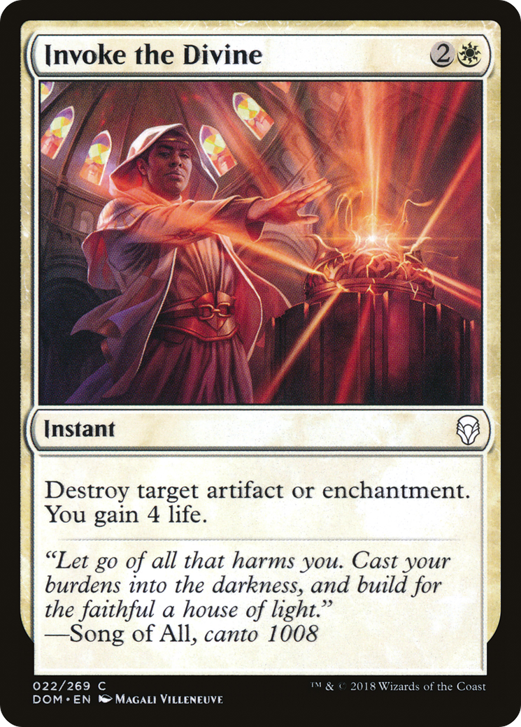 Invoke the Divine (DOM-022) [Dominaria] MTG Single Wizards of the Coast