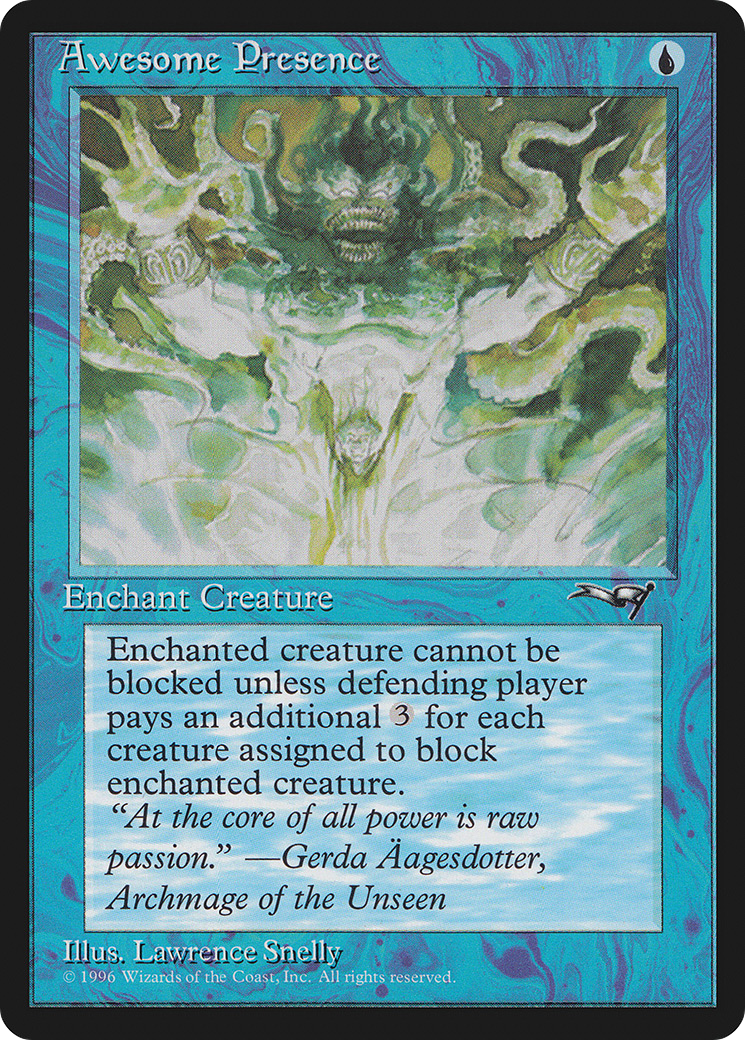 Awesome Presence (ALL-23A) [Alliances] MTG Single Wizards of the Coast