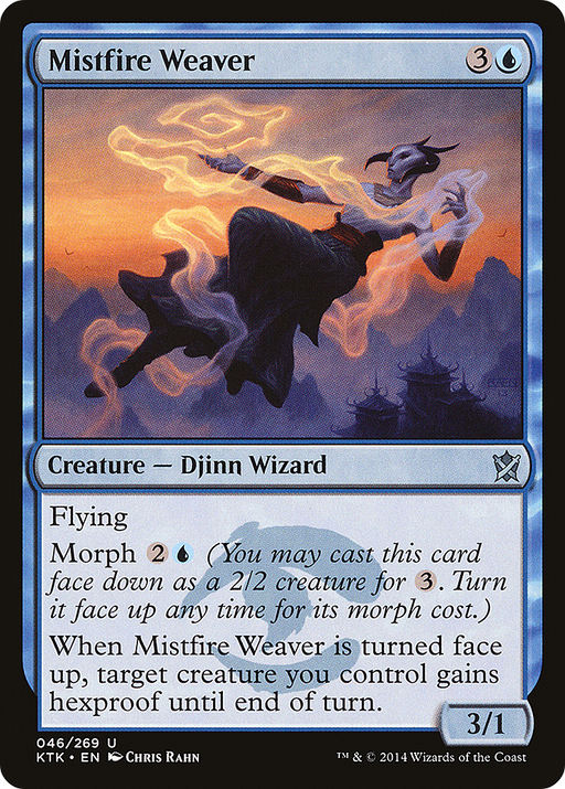 Mistfire Weaver (KTK-046) [Khans of Tarkir] MTG Single Wizards of the Coast
