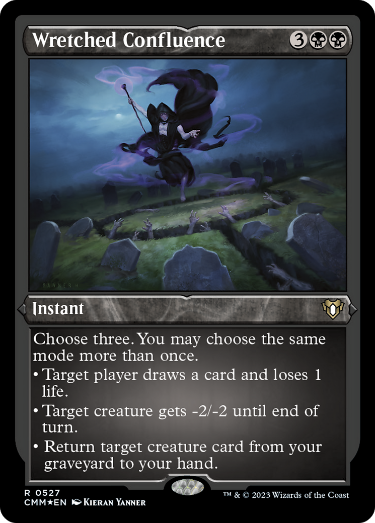 Wretched Confluence (CMM-527) [Commander Masters] Etched Foil MTG Single Wizards of the Coast