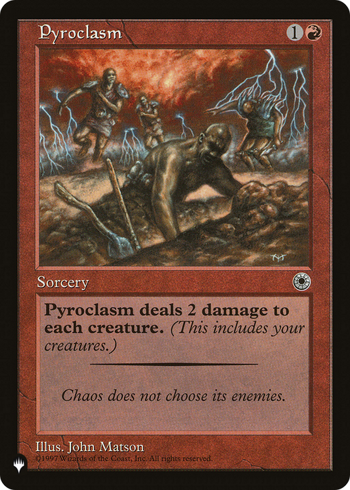 Pyroclasm (LIST-POR-143) [Mystery Booster] The List MTG Single Wizards of the Coast